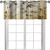Kitchen Curtains Valances, Gradient Bamboo Leaves Flexibility Complex Root Structure Stable Travelers Image, 42" W x 18" L Valence Curtains for Windows, Brown Cream Kitchen Curtains Valances, Gradient Bamboo Leaves Flexibility Complex Root Structure Stable Travelers Image, 42" W x 18" L Valence Curtains for Windows, Brown Cream