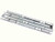 Hominter Tile Sample 3 x 12 Inches: Silver Coated Glass Tile, Clear Crystal Backsplash Tiles, Strip Interlocking Patterns for Kitchen Backsplashes, Bathroom and Shower YG001