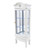 Melody Jane Dollhouse White China Display Curio Cabinet Miniature Dining Room Furniture