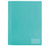 Herma File Folder A4 Turquoise Translucent Polypropylene Pack of 3 -19497-