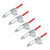 uxcell 5 Pcs Hand Tool Latch Action Toggle Clamp Quick Release Clamp 220 lbs/100kg Holding Capacity