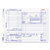 Four-Part Auto Repair Form, 11 x 8 1/2, Four-Part Carbonless, 50 Forms