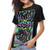 MGMT Baseball Shirt Woman Unique Crew Neck Short Sleeves T Shirts Top Black