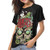 Suicide Silence Baseball Shirt Women's Unique Crew Neck Short Sleeves Tees Top Black