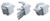 Bandai Hobby HD MS Hand 01 Zeon Builders Parts -1/144 Scale-