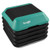 Yes4All Adjustable High Step Aerobic Platform, 16" x 16" Black/Green Step Platforms for Aerobic Step Exercises