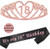 18th Birthday Tiara and Sash | Pink 18th Birthday Party Supplies Happy 18th Birthday Party Supplies| It's My 18th Birthday Black Glitter Satin Sash and Crystal Tiara Birthday for 18th Birthday Party