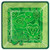 Square Saint Patrick's Day Clover Dessert Plates, 10ct
