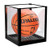 J JACKCUBE DESIGN Acrylic Basketball Display Case, Clear Display Box Showcase Holder with Metal Mesh Base for Autograph Football, Socerball, Volleyball Memorabilia Collectibles - MK633A