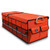 LIBZAKI Trunk Organizer Cargo Organizer Trunk Storage Waterproof Collapsible Durable Multi Compartments --ExtraLarge,Orange-