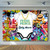COMOPHOTO Fresh Prince Baby Shower Photography Backdrop 7x5ft Graffiti Wall The Fresh Prince Photo Booth Background 90s Baby Shower Party Banner Backdrop Supplies