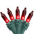 Northlight 100-Count Red Mini Christmas Lights Set, 20.25ft Green Wire