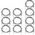 Finderomend 10 Packs DS18B20 Waterproof Temperature Sensors Thermistor Temperature Controller Length 1M with Digital Thermal Stainless Steel Probe