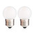 G40 1.5w Low Wattage Led Bulb Equivalent 15 Watt Led Light Bulbs Standard E26 Base G14 Small Low Power Light Bulb, Frosted, Warm White 2700k, CRI 90 plus, 150lm, Pack of 2