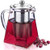 Seninhi Clear High Borosilicate Glass Tea Pot with Removable 304 Stainless Steel Infuser, Heat Resistant Loose Leaf Teapot,Stovetop Safe, For Loose Leaf Tea, Tea Bags,Blooming Tea -750ml / 25oz-