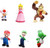 6 Pcs Super Cake Topper Mario Figures Toy Set Party Supplies Birthday Cartoon Figure Decoration