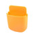 SICHU Adhesive Remote Control Holder Wall Mount Media Storage Box Sticky Organizer for Phone Remote Control, Office Home School Use-Yellow-
