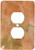 3dRose lsp_112136_6 Rosa Damascus Marble Print 2 Plug Outlet Cover Multicolor