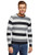 oodji Ultra Men's Crew Neck Knit Pullover, Multicoloured, US 40 / EU 50 / M