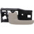 LSAILON Interior Door Handle Rear Driver Left Side Gray Fits for 2000-2006 for Toyota Tundra ï¼1pcsï¼