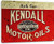 NINGFEI Kendall Motor Oil Logo Gas Garage Retro Vintage Look Rustic Wall Decor Metal Tin Sign 8x12in Decorative Sign