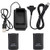 Cotchear Double 4800mAh Rechargeable Battery Pack  plus USB Charger Cable Pack  plus Charging Base for Xbox 360 Controller - Black