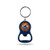 NBA Charlotte Hornets NBA Bottle Opener Colored Keychain, Navy, Measures 1.25" x 3.75"