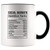 YouNique Designs Social Worker Mug, 11 Ounces, Social Worker Gifts For Women, Social Work -Black Handle-
