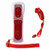Bestseller2888 Nunchuck and Remote Controller for Nintendo Wii With Protective Silicone Case RED