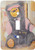3dRose LLC lsp_61386_1 A Childs Teddy Bear in A Rocking Chair with A Hat On and A Pink Shirt Single Toggle Switch
