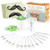 Nose Waxing Kit for Men and Women, Nose Wax Kit for Eyebrows Ears Lips Facial Nose, 50g Wax 20 Wax Applicators 10 Nose Wax Box 1 Measuring Cup 8 Moustache Stencils Full Set Nose Hair Removal Kit, Quick and Painless At Home Waxing Kit Nose Waxing Kit for Men and Women, Nose Wax Kit for Eyebrows Ears Lips Facial Nose, 50g Wax 20 Wax Applicators 10 Nose Wax Box 1 Measuring Cup 8 Moustache Stencils Full Set Nose Hair Removal Kit, Quick and Painless At Home Waxing Kit