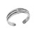 AeraVida Chic Tri Wire Band .925 Sterling Silver Toe Ring or Pinky Ring