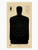 Official NRA B-29 Police Silhouette Shooting Targets, 14"x 22" Paper Shooting Target, Silhouette Paper Targets for Firearms, Pistols, Rifles, BB Guns, Airsoft Guns, Pellet Guns -Black, 20-