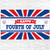 Fourth/4th of July Banner Backdrop Decorations  Patriotic Red White Blue Party Background Supplies Decors