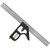 VANZOOM Combination Square Ruler - Adjustable Engineers Combination Square Set Kit 300mm 12Inch Right Angle Ruler for Measuring Marking Out Laying Out