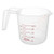 Angoter 250ml Plastic Measuring Cups Jug Pour Spout Surface Container Measuring Jugs Kitchen Cooking Pastry Tool