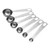 Voupuoda Measuring Spoons Set 6 Pcs Stainless Steel Metal Measuring Spoons for Cooking Baking Teaspoon Tablespoon Set for Measuring Dry and Liquid Ingredients