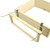 Beekeeping Tools-Beekeeper Stainless Steel Beekeeping Frame Holder Bee Hive Perch Side Mount