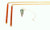 Intuitive Doodlebug Dowsing Rod Set includes 2 Divining Rods with Enamel Coated Copper Handles, Ruby Zoisite Pendulum known to Enhance Psychic Abilities, both great tools to Explore the Art of Dowsing
