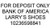 Custom for Deposit Only Stamp -4 Lines-