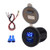 Xdodnev Waterproof 12V-24V USB Charger Socket 5V 2.1A Power Outlet with Digital Voltmeter LED Light Power Adapter for Car Boat Marine Motorcycle Mobile Phone GPS