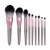 GJCDP Makeup Brush Set 9Pcs Synthetic Fiber Powder Blender Eye Shadow Eyebrow Blush Angel Brushes Foundation Blender Rose Golden Handle Cosmetic Tools Makeup Kits