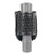ROCOTACTICAL Compact Flashlight Holder, Open Top Compact Light Holder -Duty Belt Basketweave Flashlight Pouch