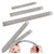 Stainless Steel Ruler Set, 6pcs Double Side Precision Metal Ruler Kit Straight Edge Measuring Tool for Engineering Drawing Architecture School Design Painting Office