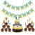 26 Pcs Simpsons Party Supplies Set,24 Pcs Simpsons Cupcake Toppers And Happy Birthday Banner Decorations And 1 Birthday Cake Topper for Kids birthday
