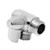 Jiozermi Solid Metal Shower Arm Diverter for Hand Held Showerhead  and  Fixed Spray Head, Chrome