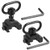 EZshoot 2PCS Sling Mount Sling Swivel with Base 20mm Picatinny Rail and Push Button for 2 Point Sling