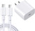 Alitutumao 18W USB C Fast Charger, PD 3.0 Wall Charger Plug Power Adapter with USB C to USB C Fast Charging Data Transfer Cable Cord