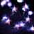 Patriotic Star Flag String Light - July 4th Decorations - 8 Modes Red White and Blue Star String Lights Battery Powered - 30 LED 10ft with Remote Control and Timer for Memorial Independence Day