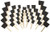 Jack Richeson 40 Pack - Asst Wood Handle Sponge Brush